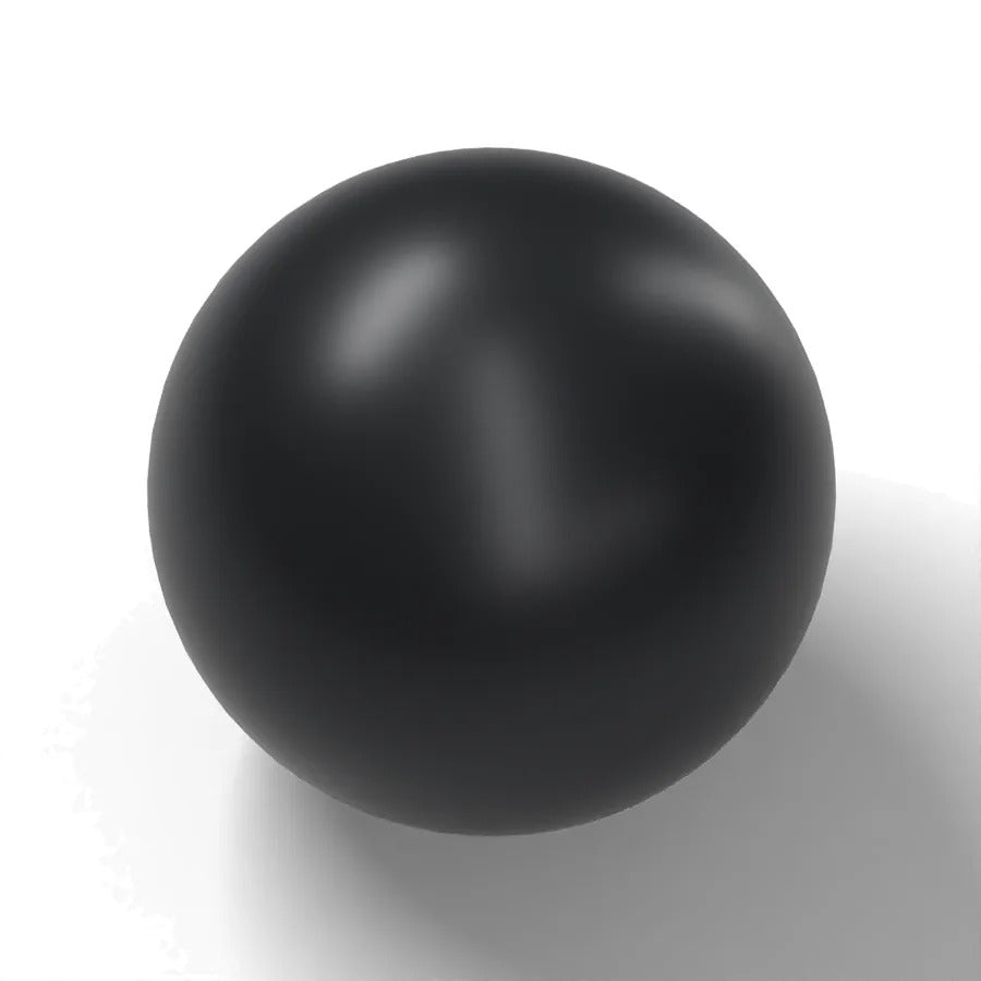 DIN 319 E Kunststof (polyamide) Zwart