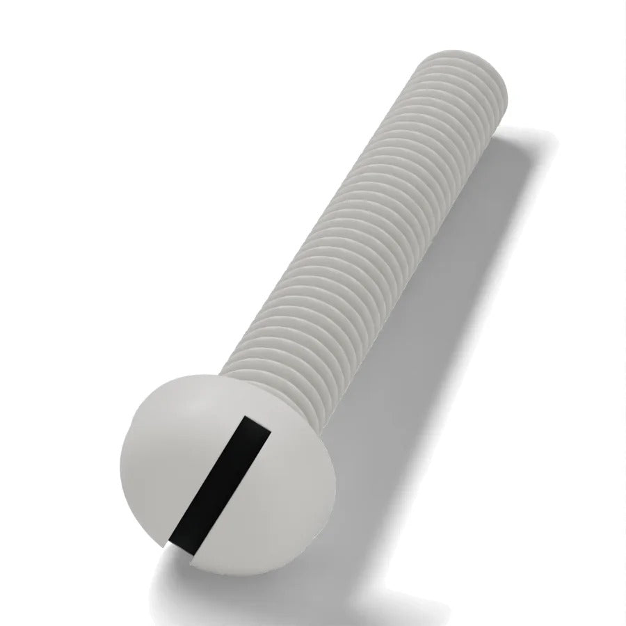 din 85 kunststof polyamide bolkop zaagsnede